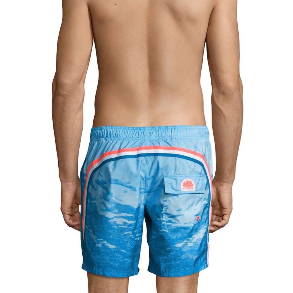 MENS Sundek blue bathing suit size small!!