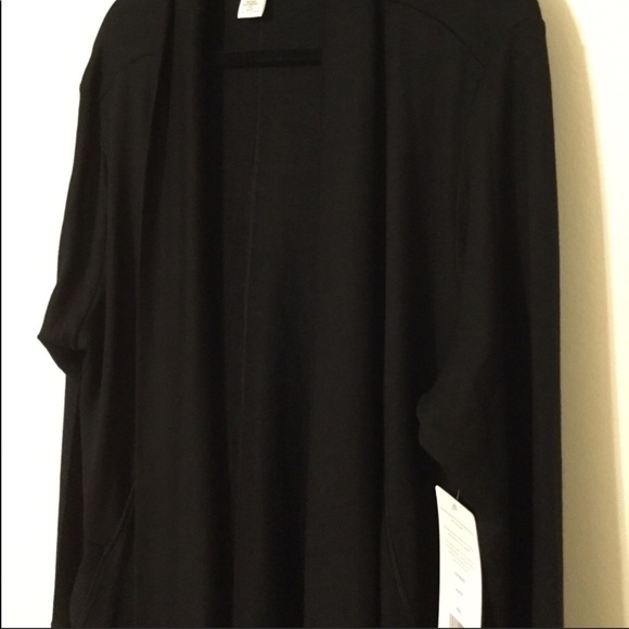 Large🖤Black, Soft Modal! Cardigan. Pockets. Last! - Picture 4 of 8