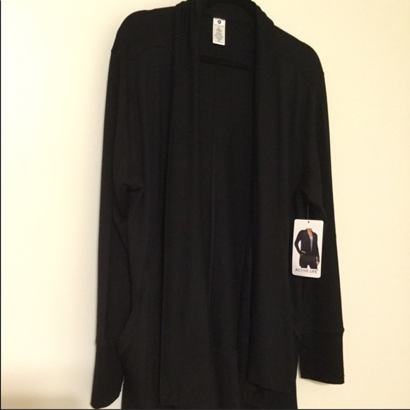 Large🖤Black, Soft Modal! Cardigan. Pockets. Last! - Picture 5 of 8