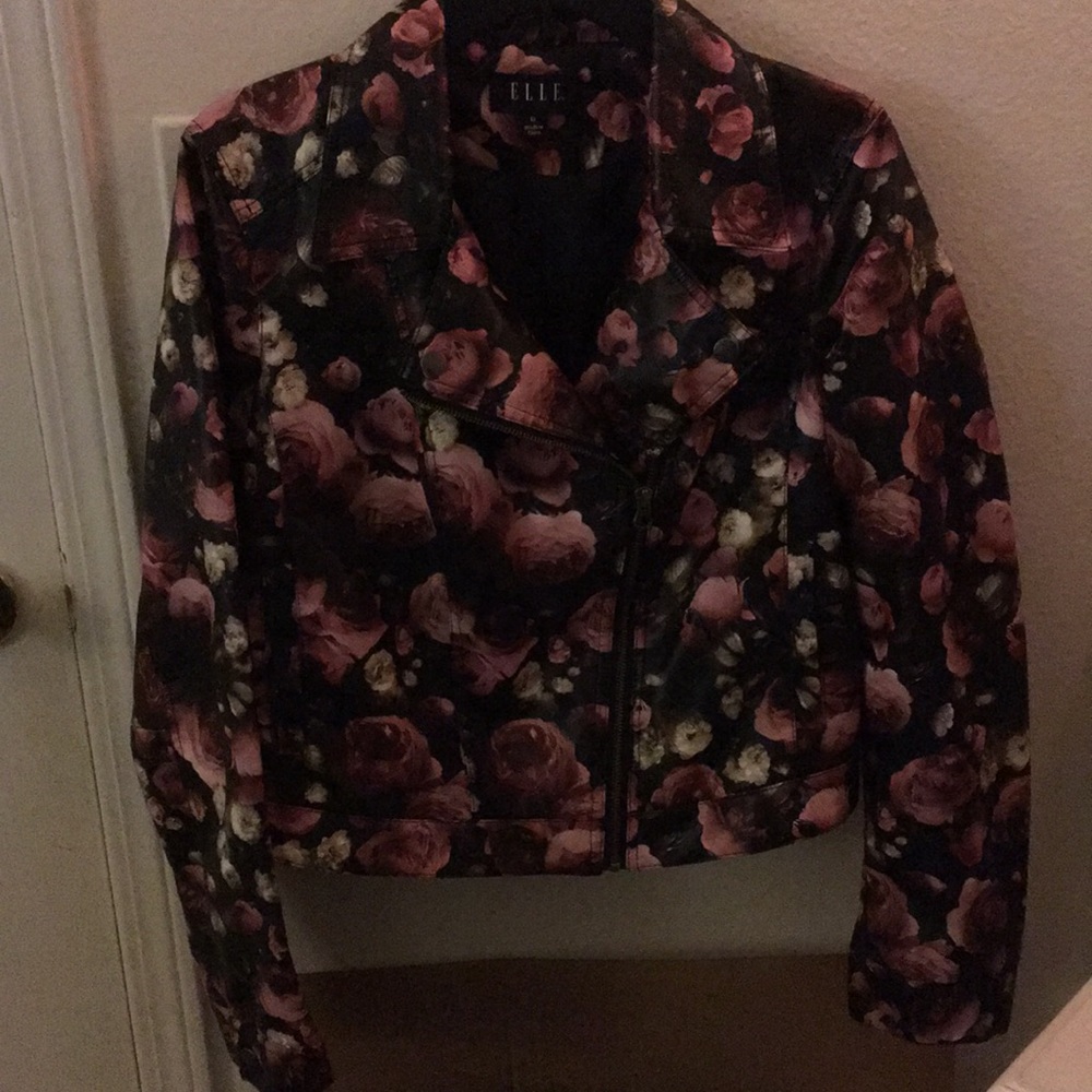 Elle brand faux leather Moto jacket