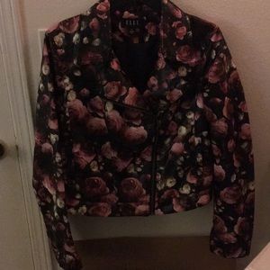 Elle brand faux leather Moto jacket