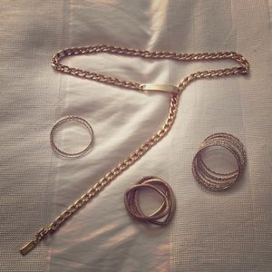 Lot of gold accessories