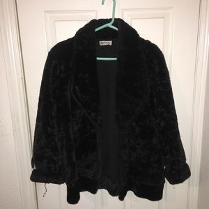 Large Black Fur Coat