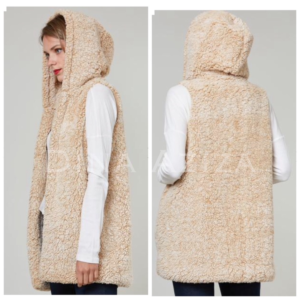 1HR SALE LAST S New Super Soft Sherpa Vest - Picture 1 of 1