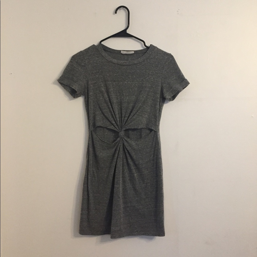 urban outfitters cutout tshirt dress