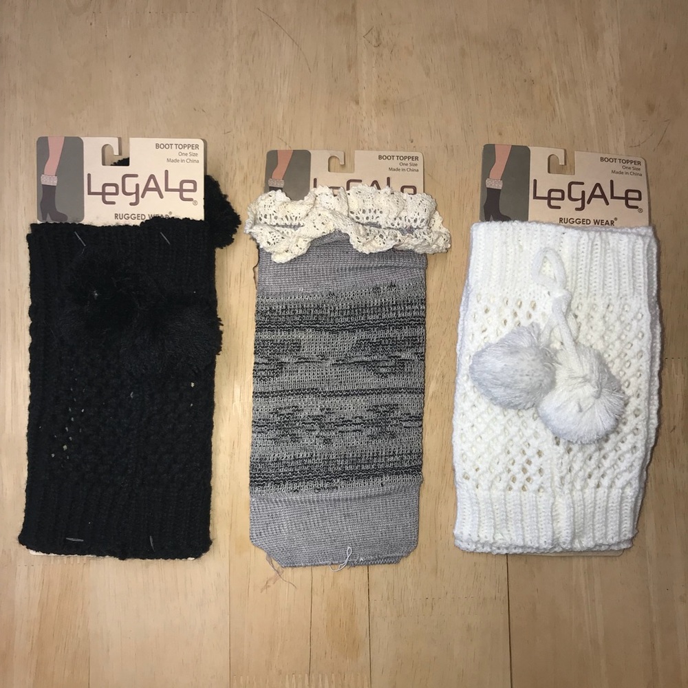 BRAND NEW Woven Boot Toppers — Various Patterns