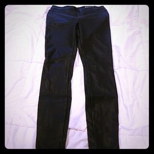 Leather leggings