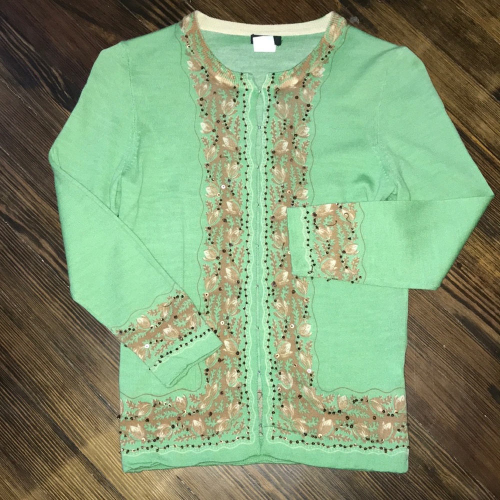 Embellish J Crew Cardigan