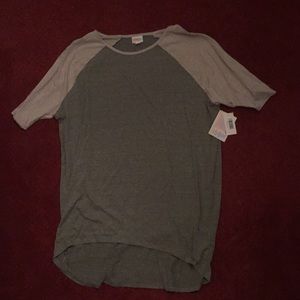 NWT Irma tunic shirt Lularoe in Heather grey