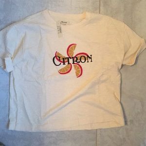 Madewell crop top tshirt