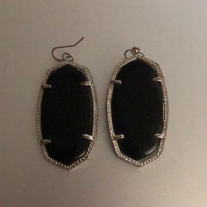 Black Kendra Scott earrings