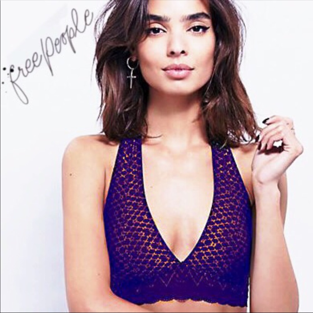 Free People Intimates Sinking Ships Halter Bra NEW