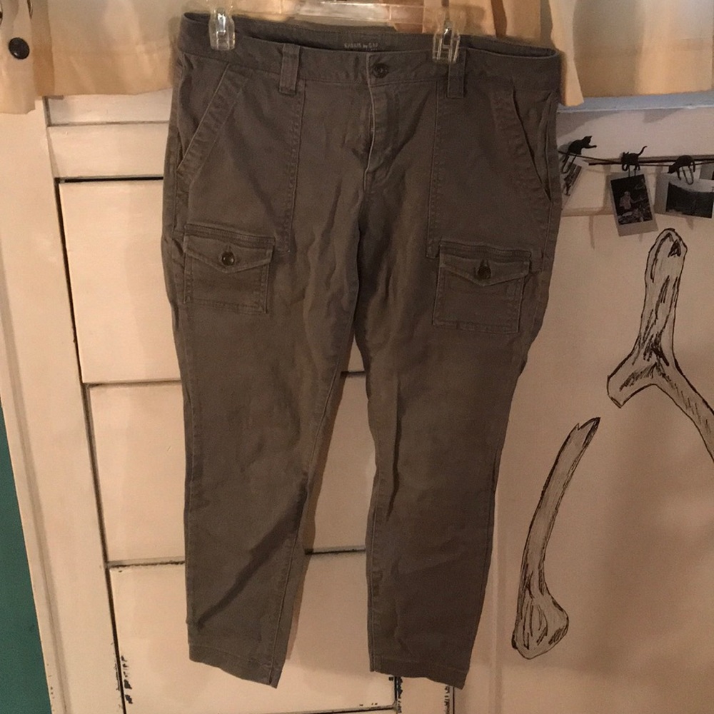 Skinny-Leg Khakis by GAP