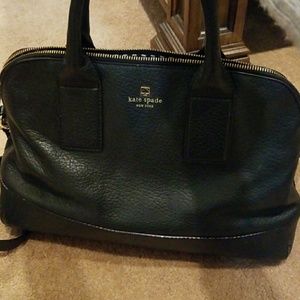 Kate Spade black large bag with long strap