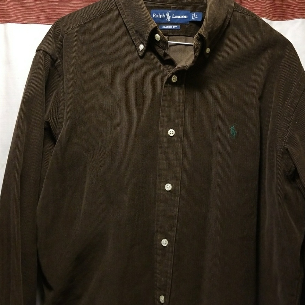Ralph Lauren corduroy shirt (classic fit) for men