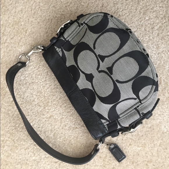Coach Handbags - Black and grey Coach purse