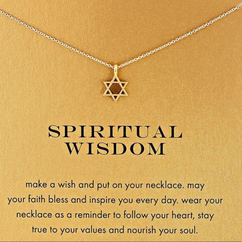 Spiritual Wisdom Gold Dipped Fashion Necklace