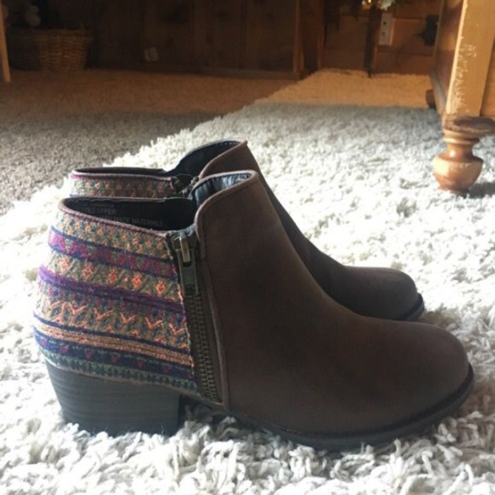 Women's Brown Leather Boots