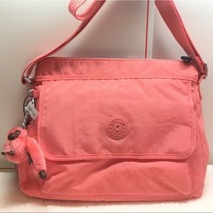 Kipling Aisling shoulder/Crossbody Pink Sorbet NEW