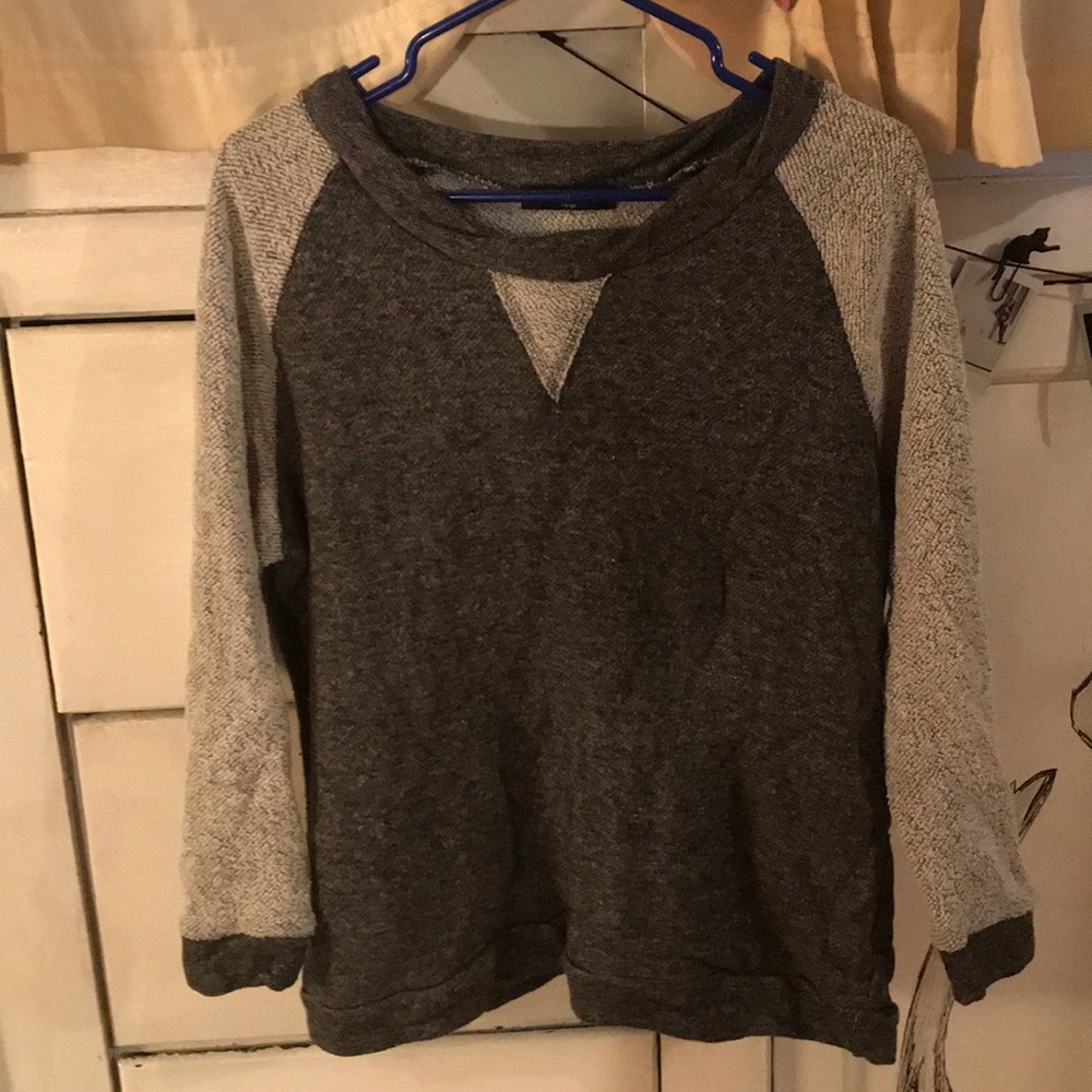 Comfy Light/Dark Grey Sweater
