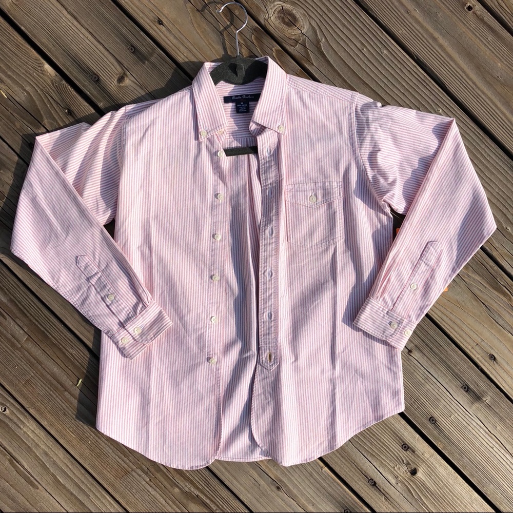 Brooks Brothers Long Sleeve Cotton Oxford Shirt