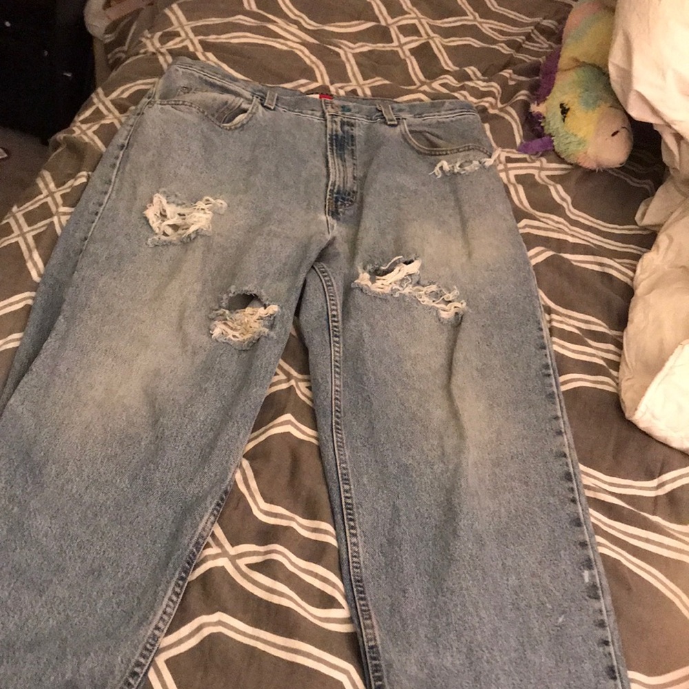 Tommy Hilfiger ripped jeans