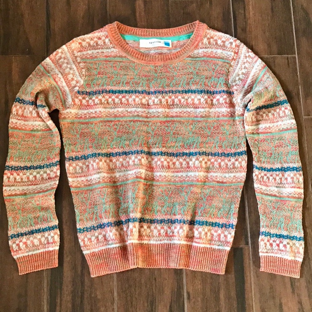 Anthropologie
Shimmered Fairisle Sweater