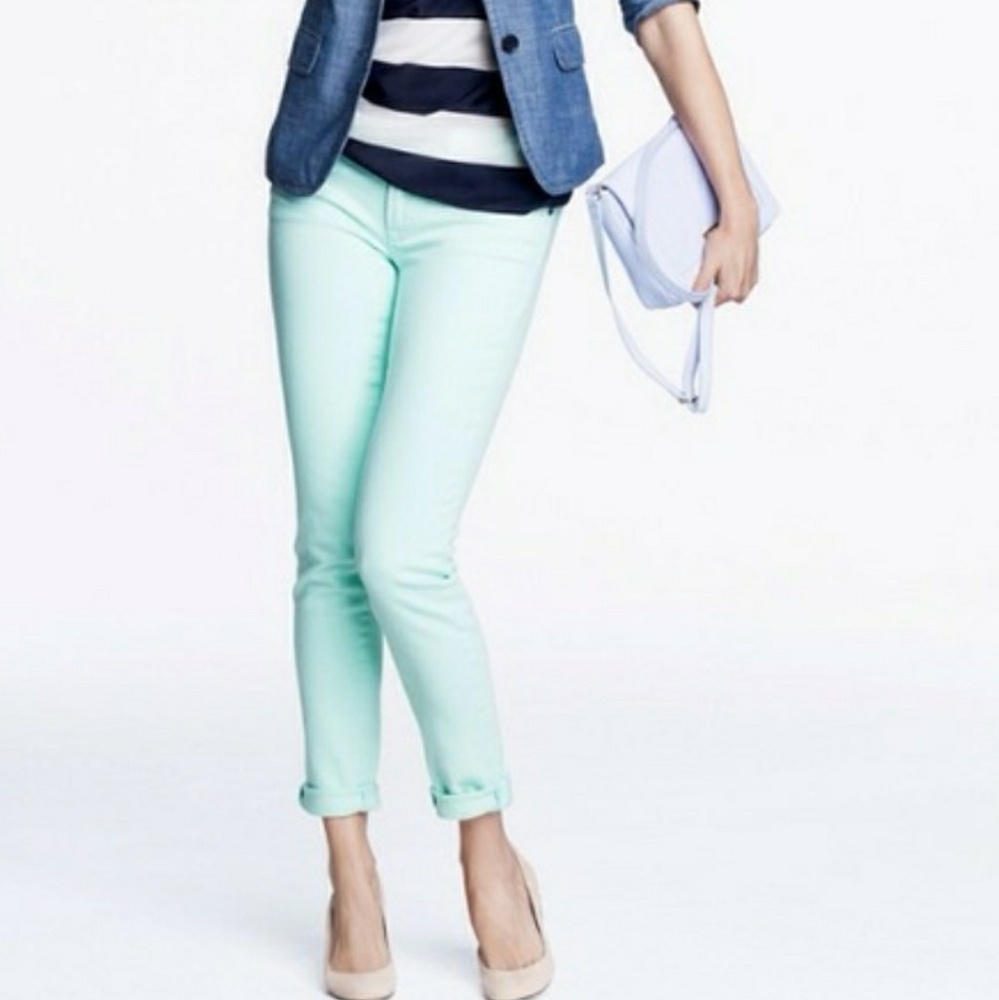J.Crew Mint Toothpick Denim
