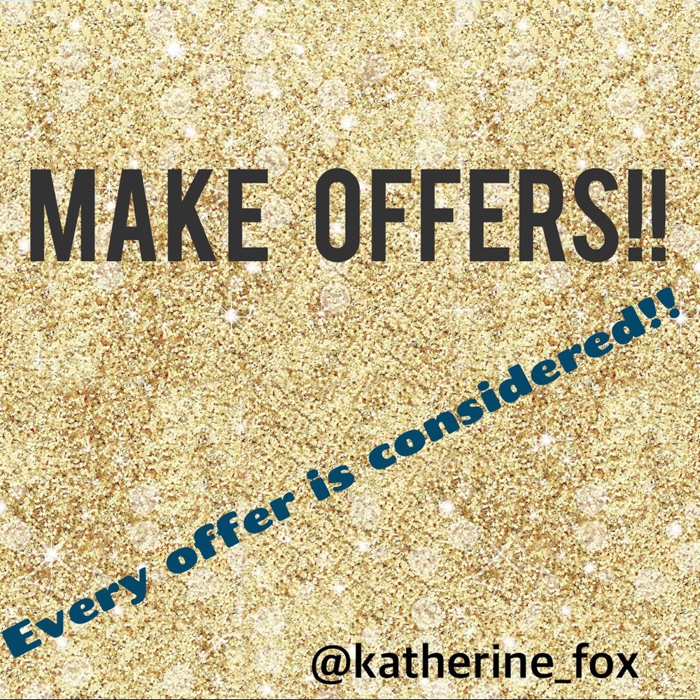 !!! MAKE OFFERS!! I consider every offer!! 💗💗