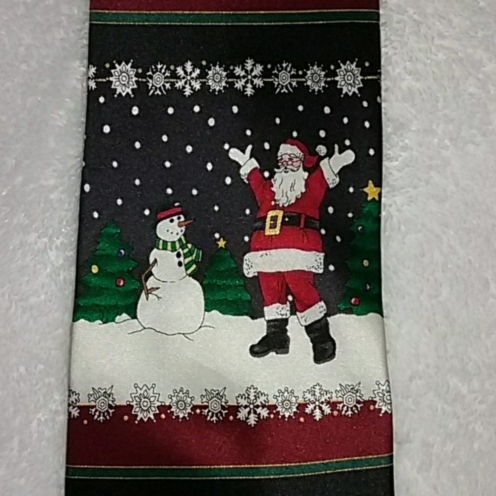 Christmas Holidays Silk Tie