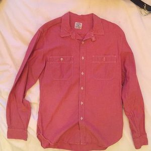 J.Crew Red Chambray Shirt