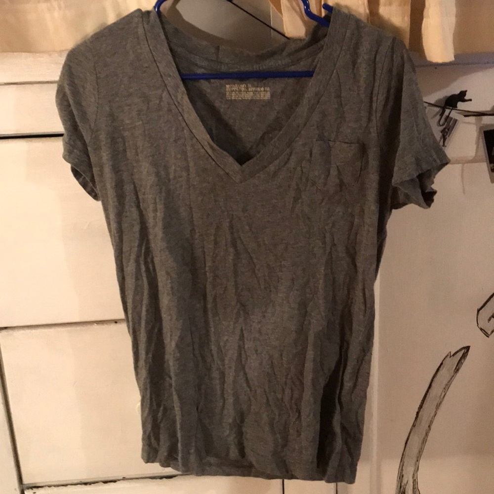 Gray Mossimo V-Neck