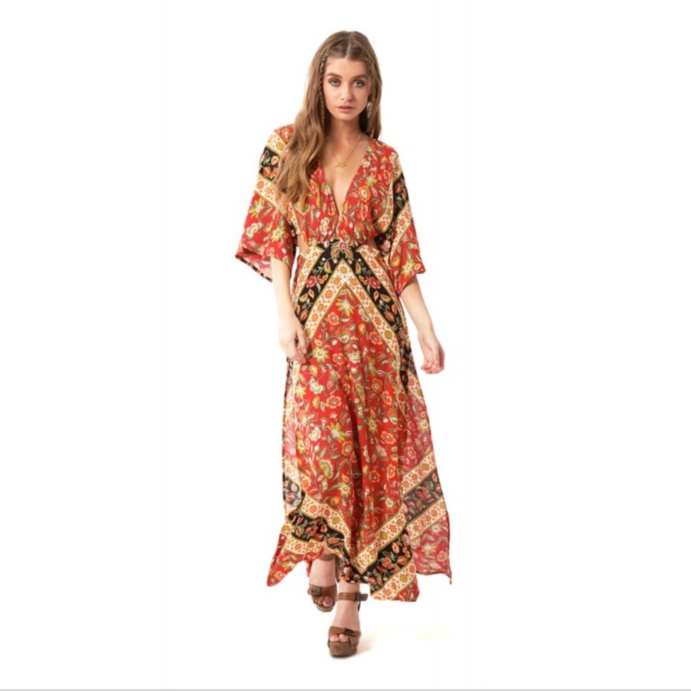 💖SOLD💖 Spell Lolita Cut Out Maxi Dress - Picture 3 of 5