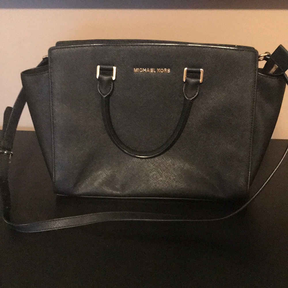 MICHAEL Michael Kors Large Saffiano Leather Bag
