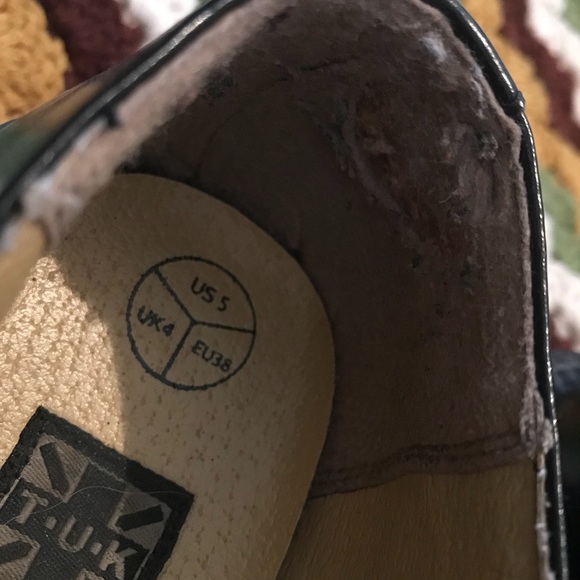 Vintage Rare TUK creepers black and white platform - Picture 4 of 6