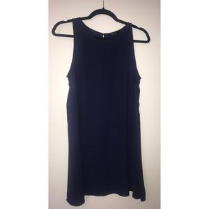 Navy shift dress