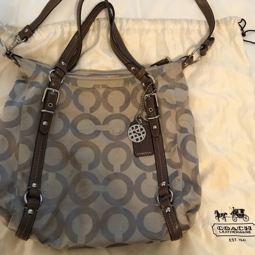 Coach Gray Purse
