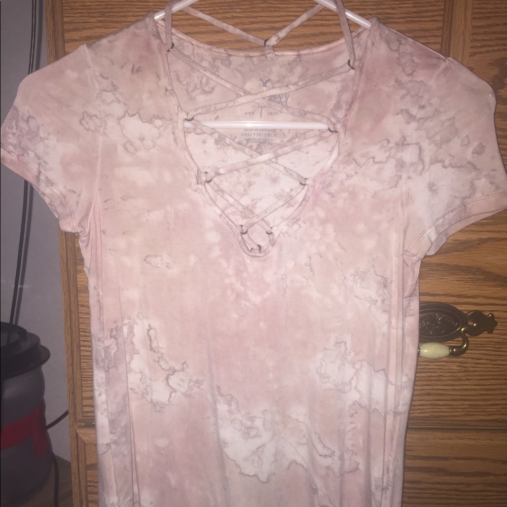 American Eagle crisscross top
