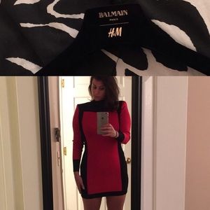 Balmain H&M dress