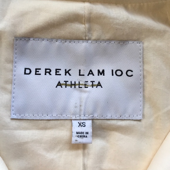 NEW Athleta Derek Lam sleek Leather Dove jacket XS - Picture 8 of 8
