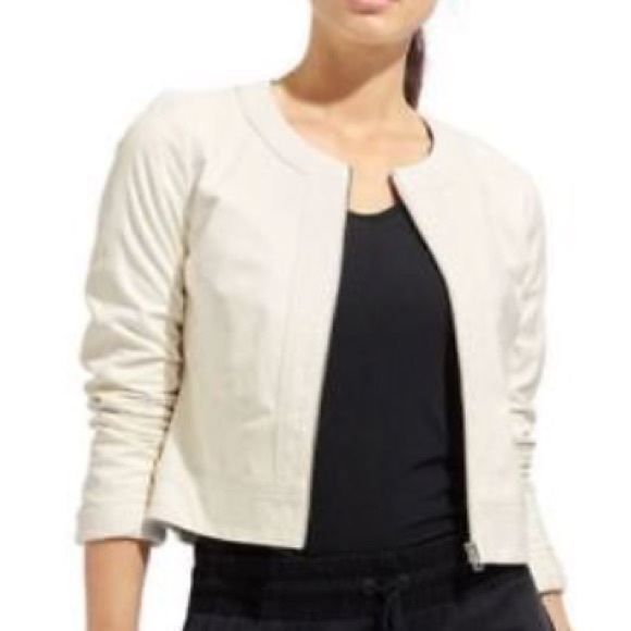 NEW Athleta Derek Lam sleek Leather Dove jacket XS - Picture 2 of 8