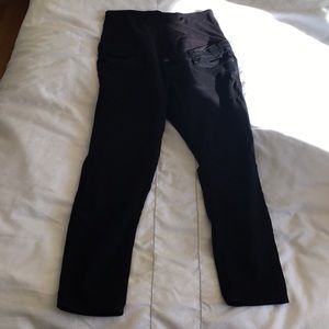 MATERNITY PETITE Black Leigh Jeans