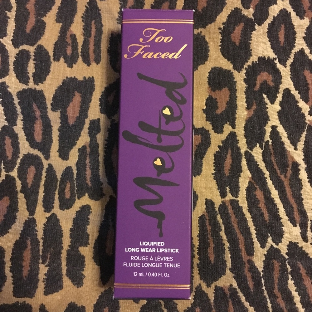 New Too Faced Melted Lipstick in Villain