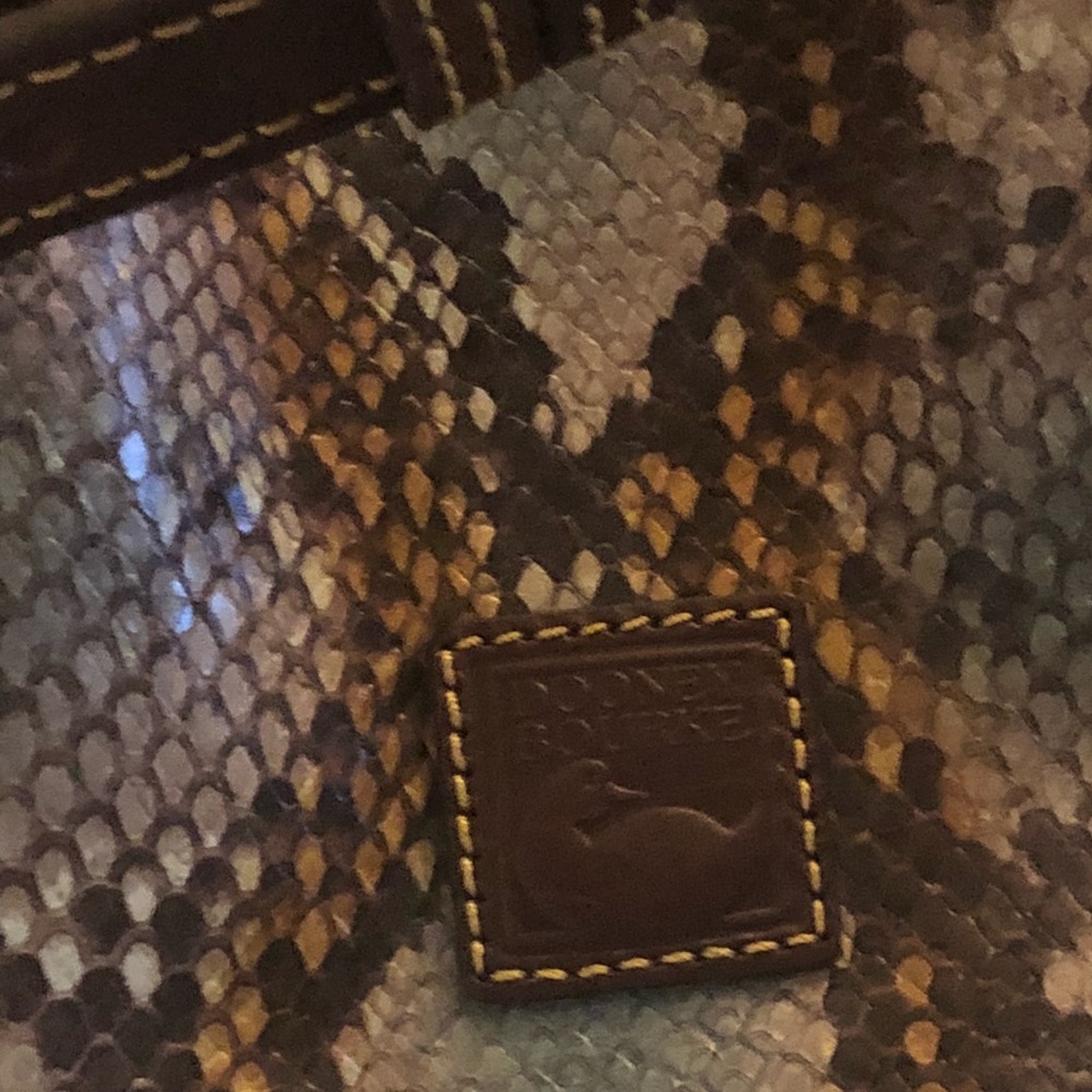 Dooney & bourke python hobo - Picture 2 of 4
