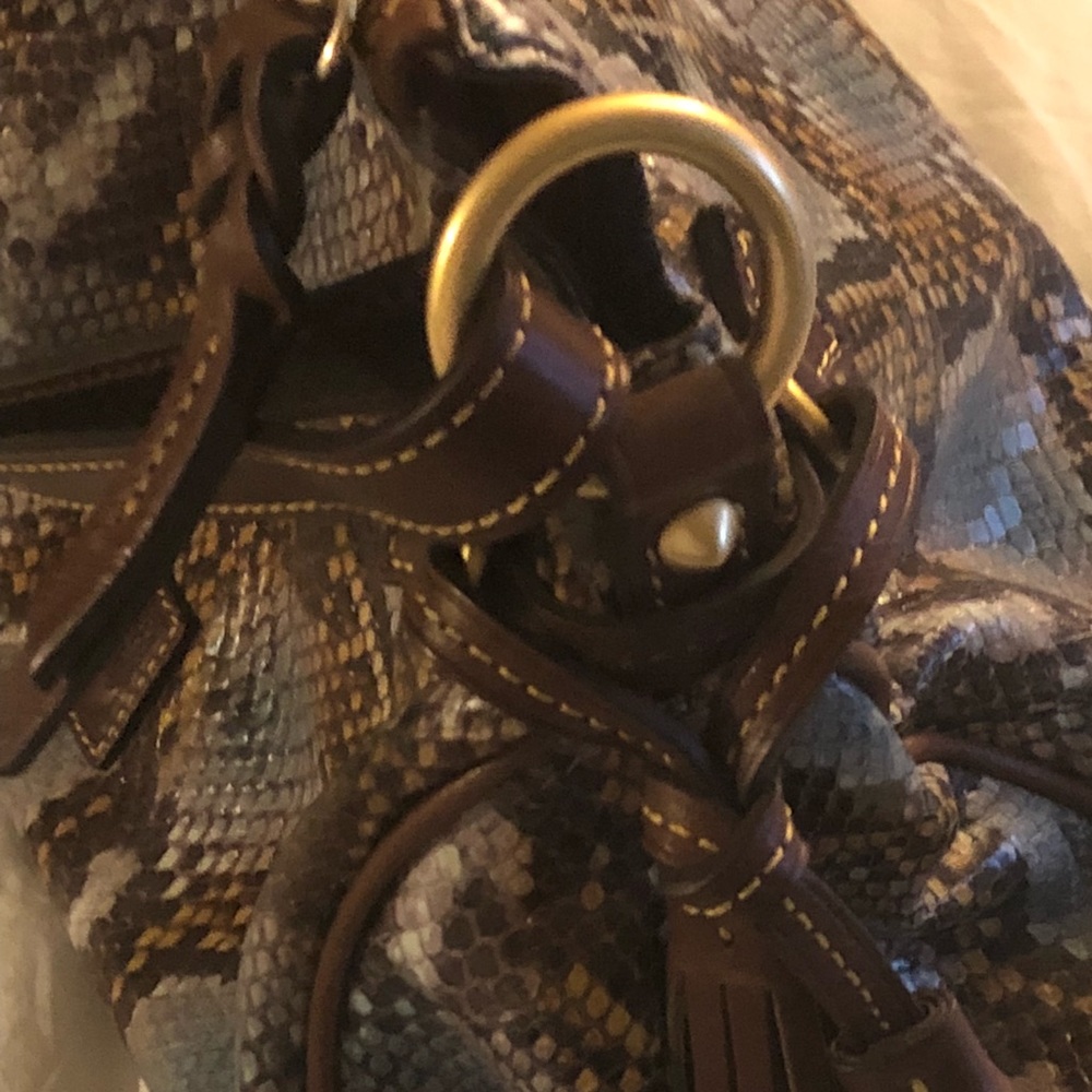 Dooney & bourke python hobo - Picture 4 of 4