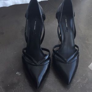 Black Zara Snake Feel Heels 🔥