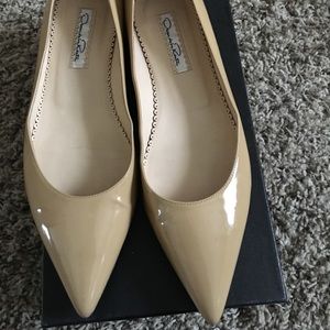 Oscar Dela Renta Patent Flats