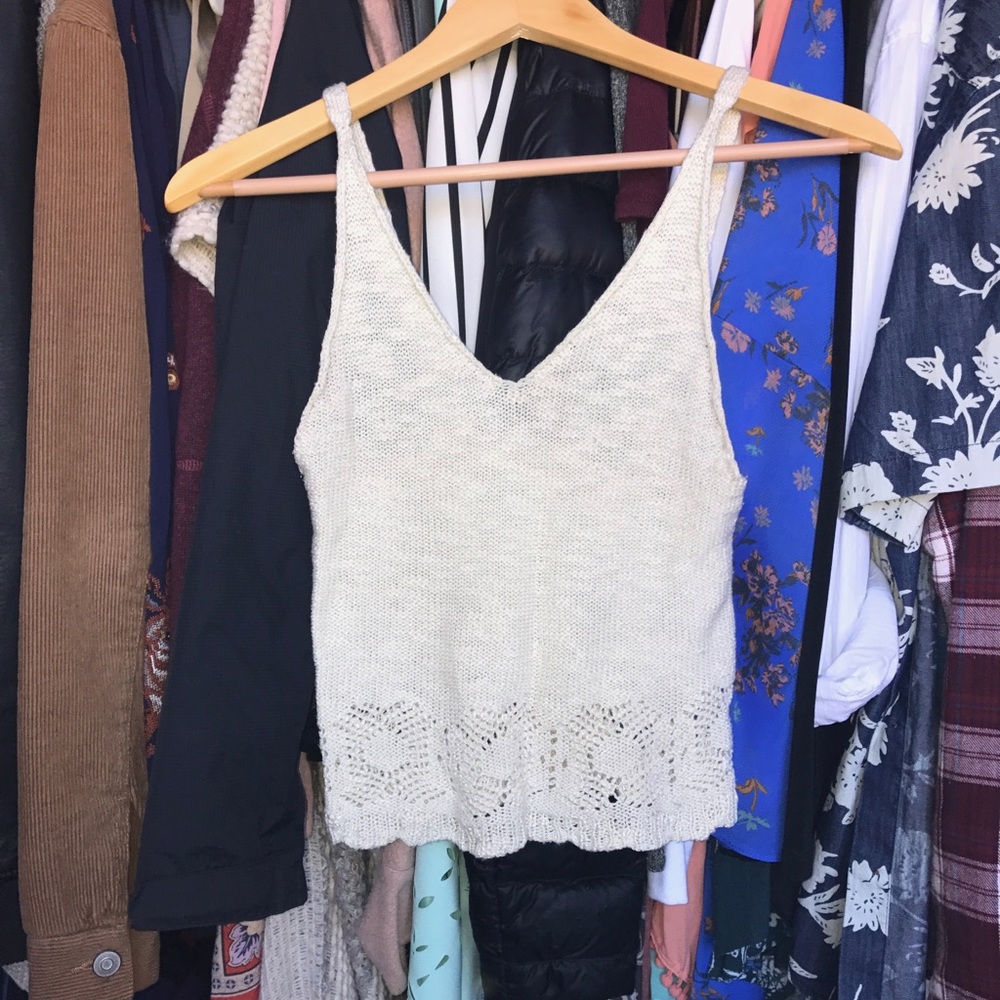 Knit tank top