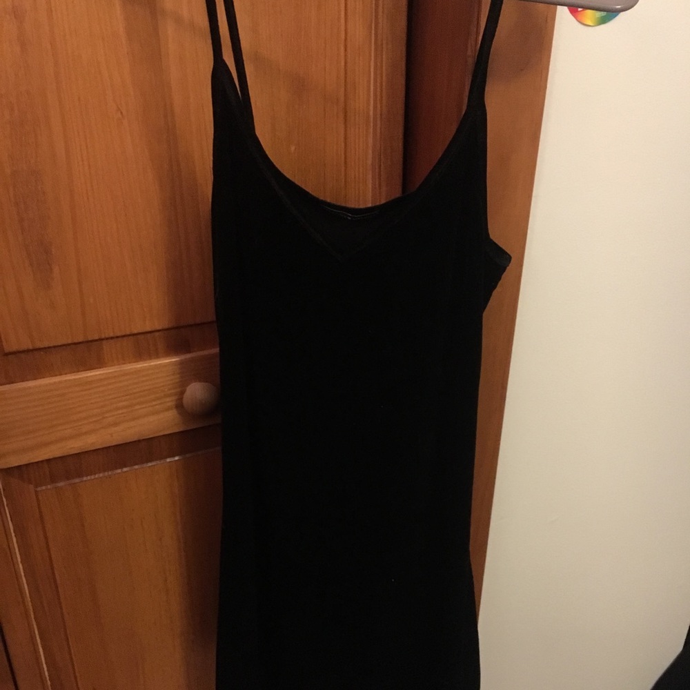Brandy Melville velvet slip dress