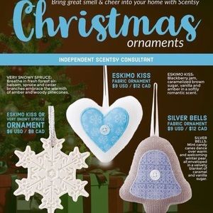 Scented Scentsy ornaments 🎄
